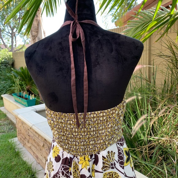 NWT- Aryeh Summer Halter-Top V-Neck Dress 👗 - Picture 4 of 10